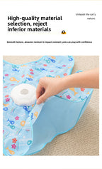 Waggy Bazaar Hide-and-Seek Automatic Cat Toy — Interactive Fun Disk with "Catch the Tail" Game for Indoor Cats, Multiple Speed Modes & Boredom Relief