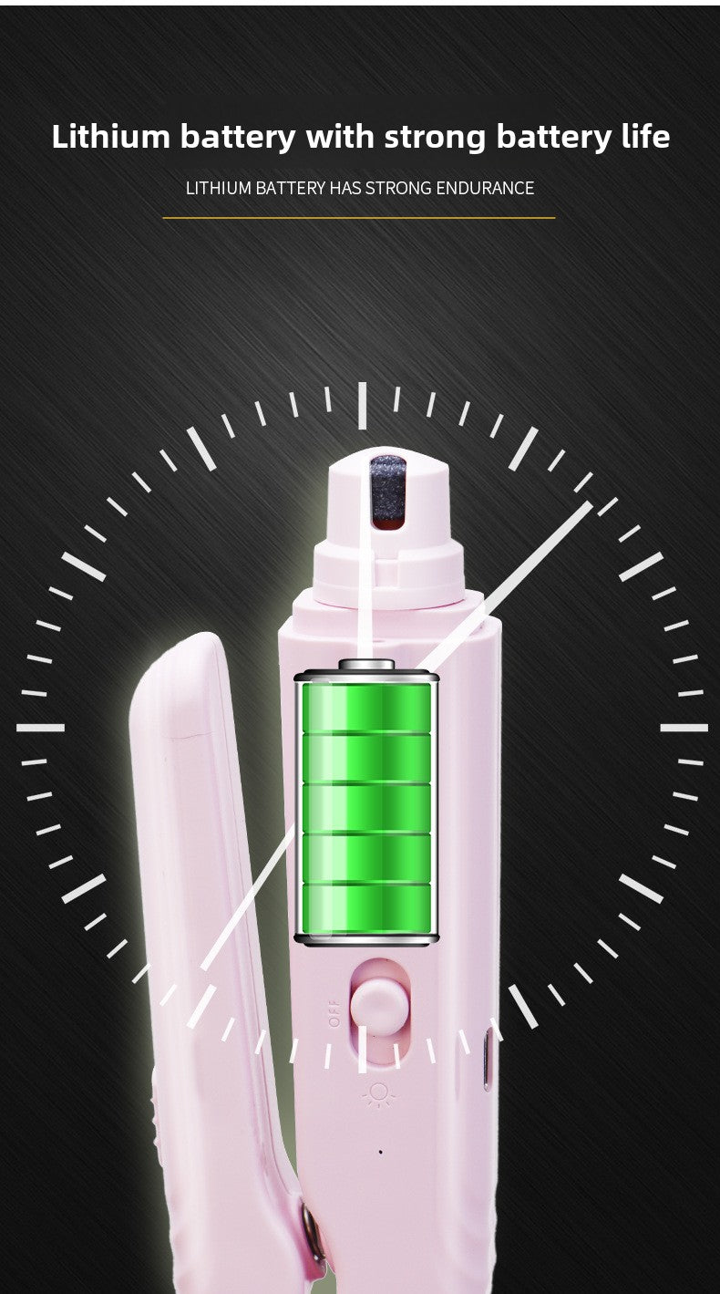 2-in-1 Pet Nail Grinder & Clipper with LED Light - Professional Quiet Electric Dog Nail Trimmer for Small Medium Large Dogs & Cats - Safe & Precision Grooming Tool, USB Rechargeable (Waggy Pink Edition)