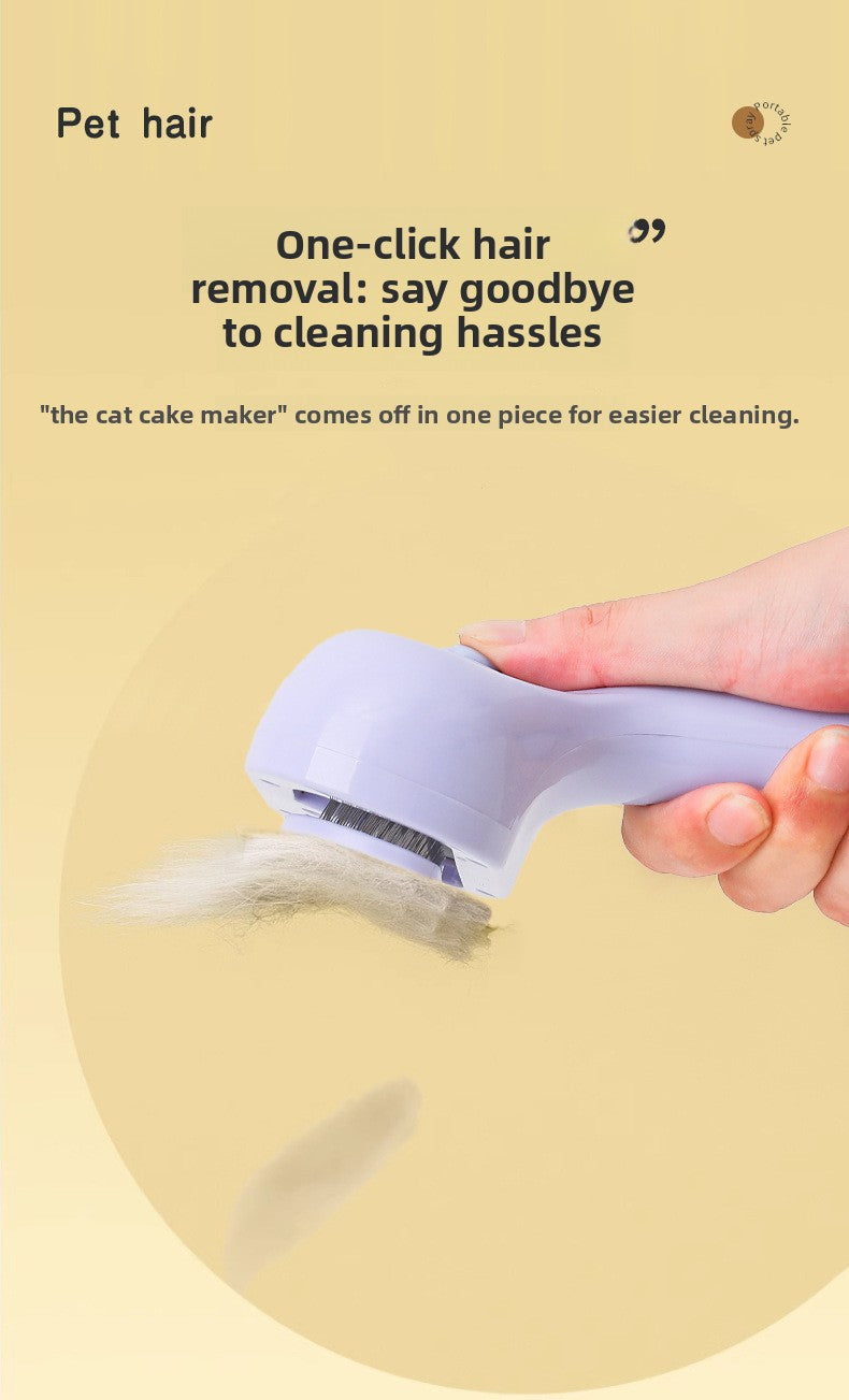 3-in-1 Steamy Cat Brush & Pet Grooming Tool | Electric Spray Massage Comb for Cats & Dogs - Say Goodbye to Flying Fur | Waggy Bazaar